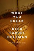 Book cover of What you break