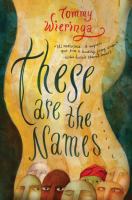 Book cover of These are the names