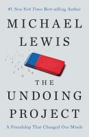 Book cover of The undoing project : a friendship that changed our minds