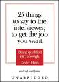 25 things to say to the interviewer