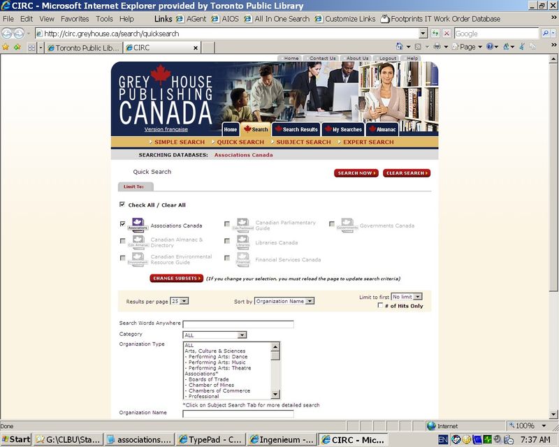 Associations canada Associations canada