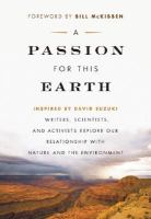 Passion for this Earth Passion for this Earth