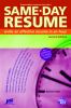Same-Day Resume eBook