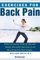 Exercises for back pain 
