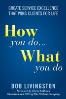 How You Do...What You Do How You Do...What You Do