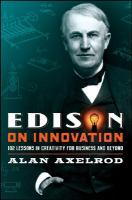 Edison on Creativity Edison on Creativity