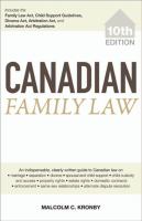 Canadian family law