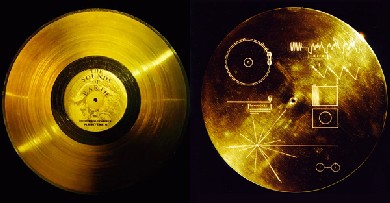 Image of Voyager Golden Record by NASA
