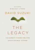 Legacy an Elder's Vision Legacy an Elder's Vision