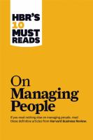 Hbr managing people