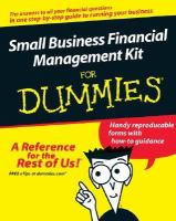 Small Business Financial Management Kit For Dummies