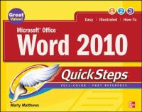 Microsoft Office Word 2010