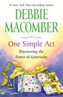 One simple act - discovering the power of generosity