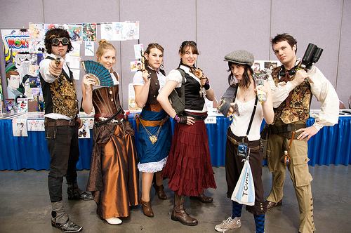 Steampunk group shot Steampunk group shot