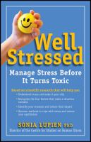 Well stressed - how you can manage stress before it turns toxic