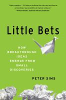 Entrepreneur little bets Entrepreneur little bets