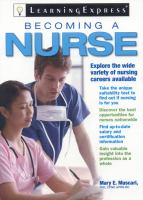 Becoming a nurse 1st ed