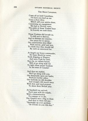 The Bold Canadian 1 The Bold Canadian 1