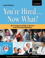 You're Hired Now What? _ Lynda Goldman