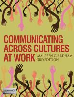Communicating Across Cultures at Work _ Maureen Guirdham