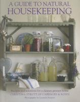 A Guide to Natural Housekeeping