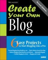 Create your own blog 2nd ed