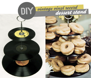 Vinyl love - cake stand craft Vinyl love - cake stand craft