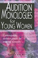Audition monologues for young women