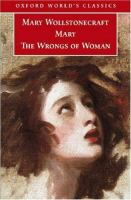 Mary and The wrongs of woman Rev and corrected rev ed