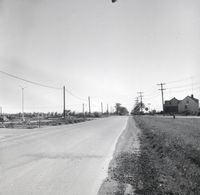 Wilson Ave. looking east from Keele St., 1955 