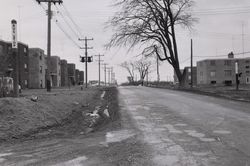 Keele St. looking north from Wandle Ave., 1955