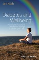 Diabetes and wellbeing - managing the psychological and emotional challenges of diabetes types 1 and 2