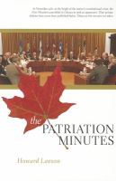 The patriation minutes The patriation minutes