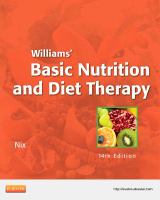 Williams' basic nutrition and diet therapy