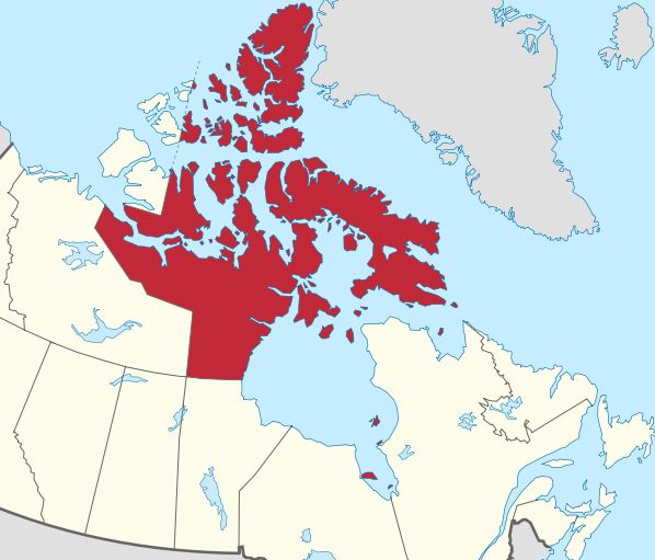 Map of Nunavut Map of Nunavut