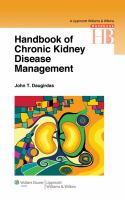Handbook of chronic kidney disease management