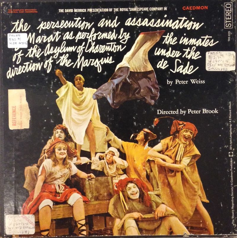 MaratSade Peter Brook production LP