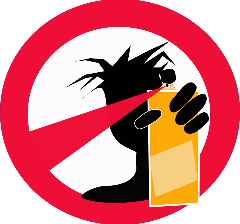 Emeza_anti-graffiti via openclipart dot com Emeza_anti-graffiti via openclipart dot com