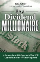 Be a Dividend Be a Dividend