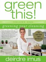 Greening your cleaning