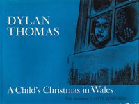 Fritz Eichenberg. A Childs Christmas in Wales cover