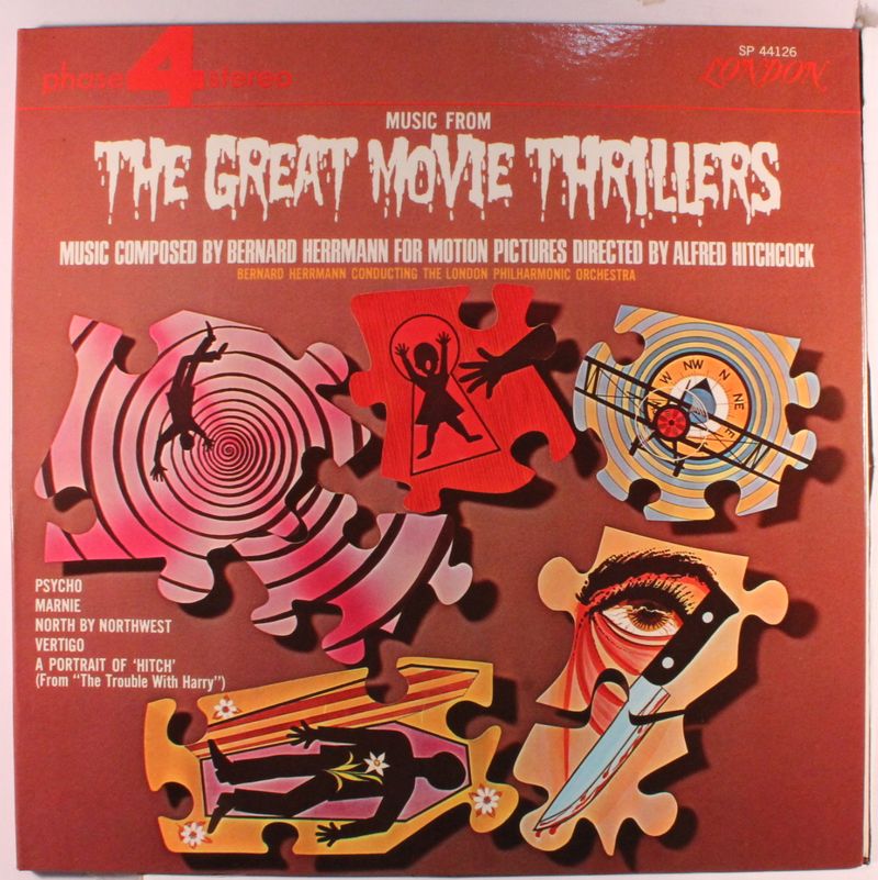 Music from the great movie thrillers music composed for motion pictures directed by Alfred Hitchcock