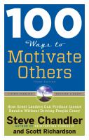 100 ways to motivate others