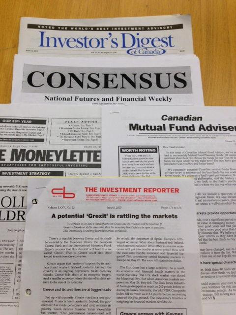 Financial newsletters 