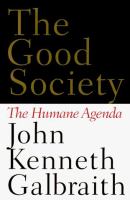 The good society the humane agenda