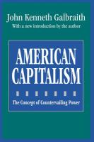 American capitalism the concept of countervailing power American capitalism the concept of countervailing power