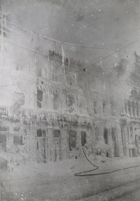 1899 post fire Gowans-Kent China Shop on Front Street