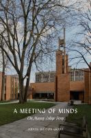 A meeting of the minds the Massey College story