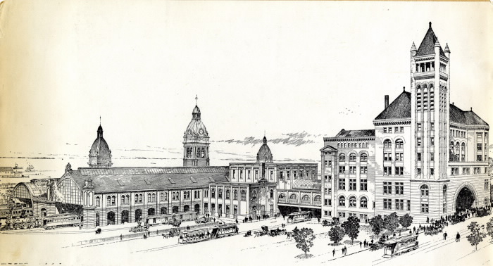 Union Station 1873-1927, Toronto, Ont. September 1894 Union Station 1873-1927, Toronto, Ont. September 1894