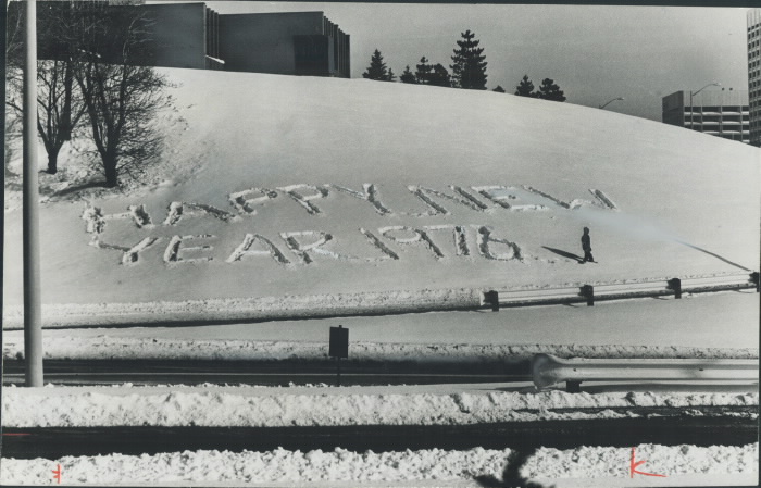 Happy New Year Historical Image